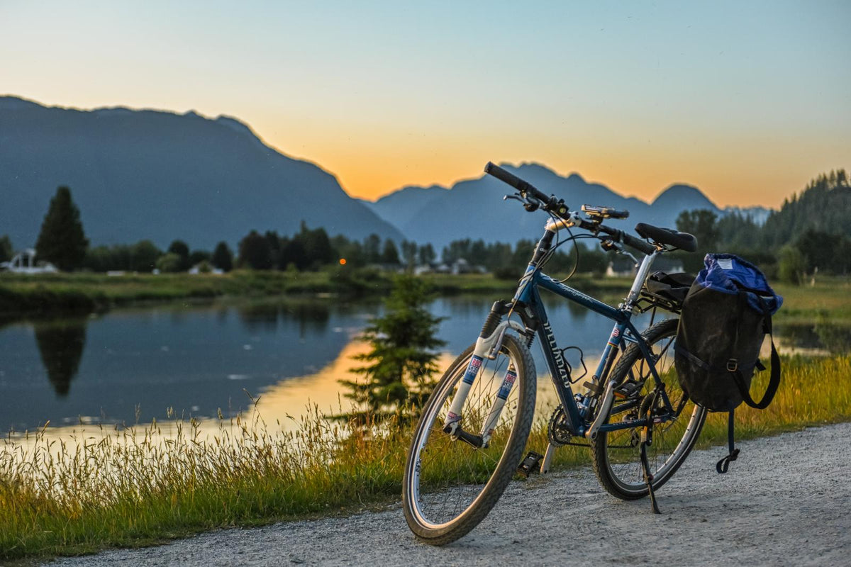 bike touring with equipment