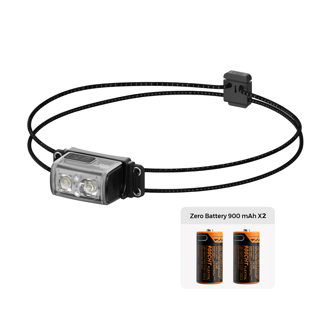 TINY HELIO 600Z - Lampada frontale leggera ad alte prestazioni