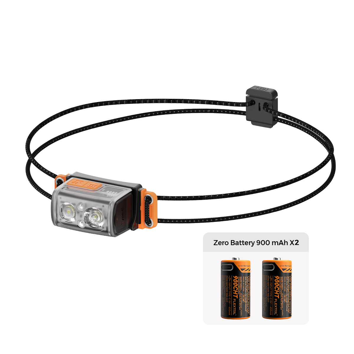 TINY HELIO 600Z - Lampada frontale leggera ad alte prestazioni