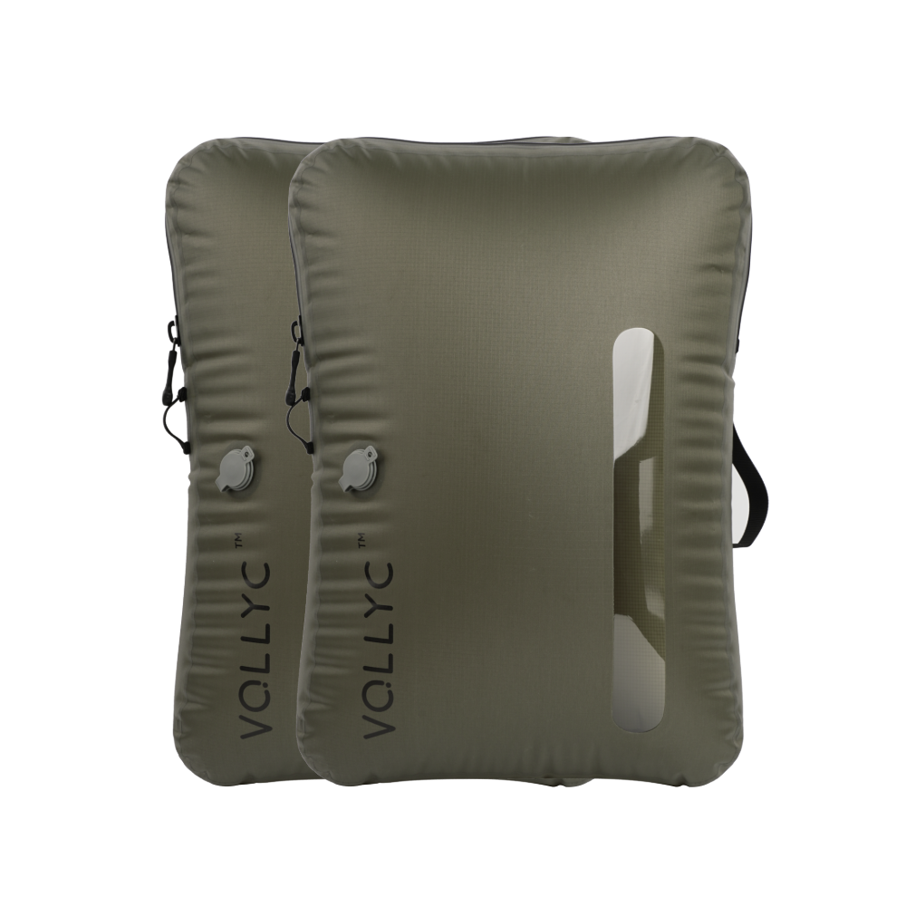 FLEXTAIL X VOLLYC EZY SET BUNDLE - 3 Size Waterproof Travel Vacuum Pack For Luggage Space Saving