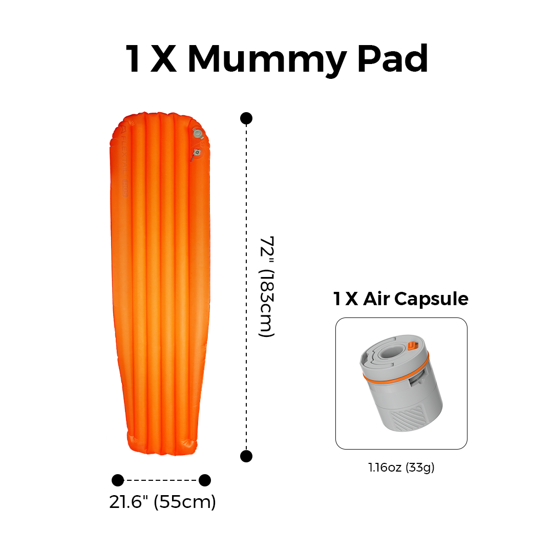 ZERO MATTRESS R05 - 5.6 R-value Ultralight Air Sleeping Pad
