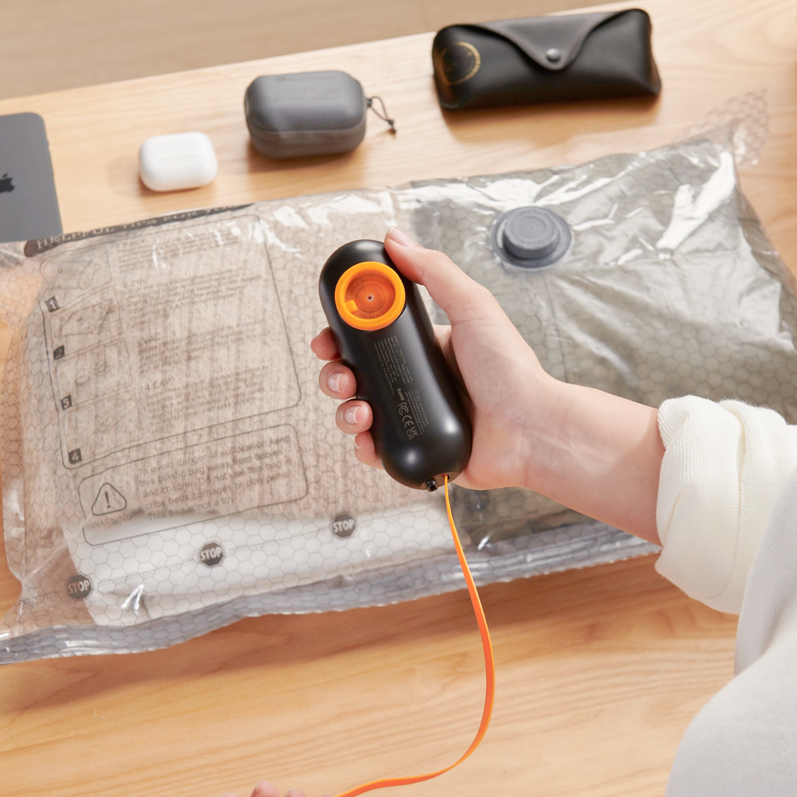 NANO BAG SET AT -55KPA VACUUM POWER The New Standard of Compression