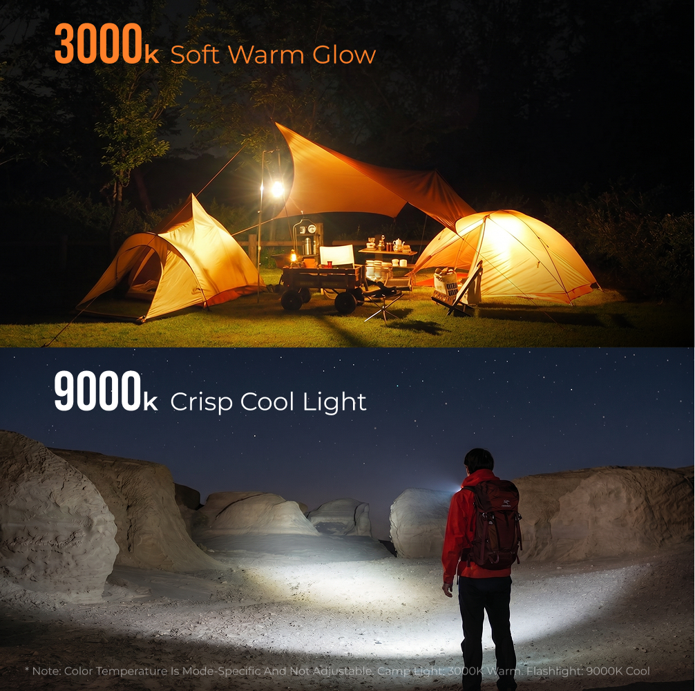 ZERO LANTERN - 56g UItralight 2-in-1 Camping Light / Flashlight