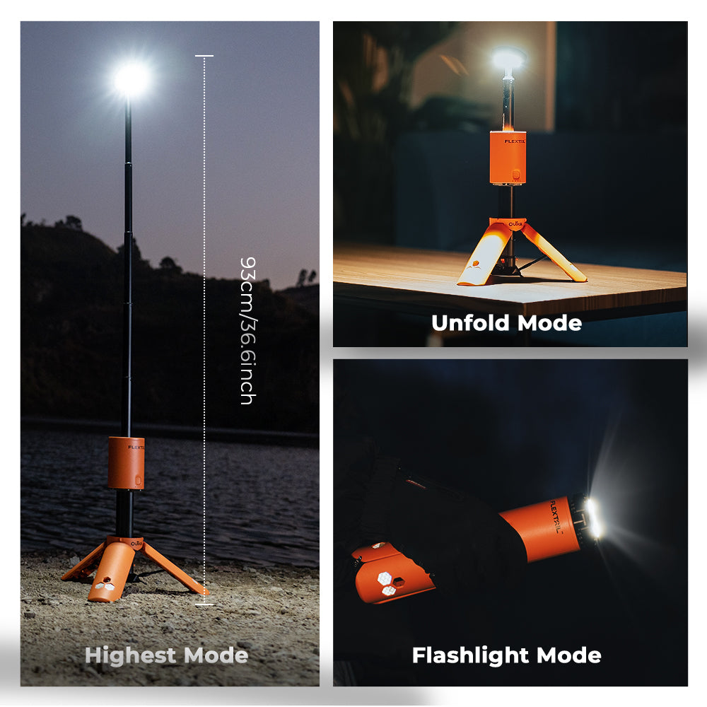 EVO LANTERN - FLEXTAIL x OuTask 2-in-1 Telescopic Lantern for Versatile Lighting(US Clearance)