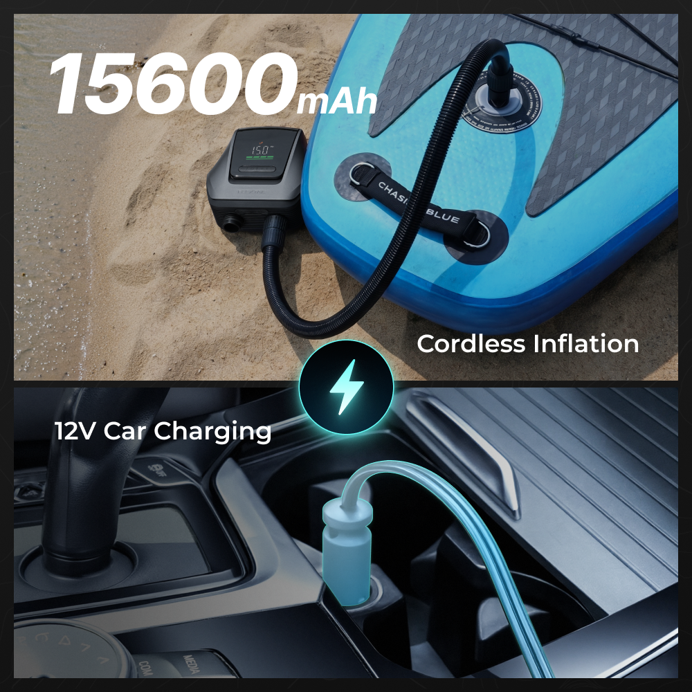 EVO SUP PUMP 200 - Fast SUP Inflation. Lightweight to Carry