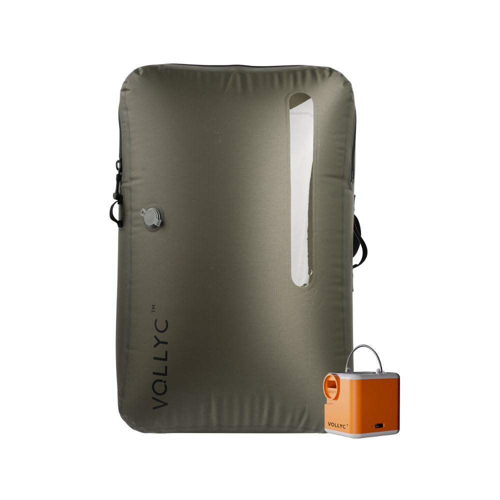 FLEXTAIL X VOLLYC EZY SET BUNDLE - 3 Size Waterproof Travel Vacuum Pack For Luggage Space Saving