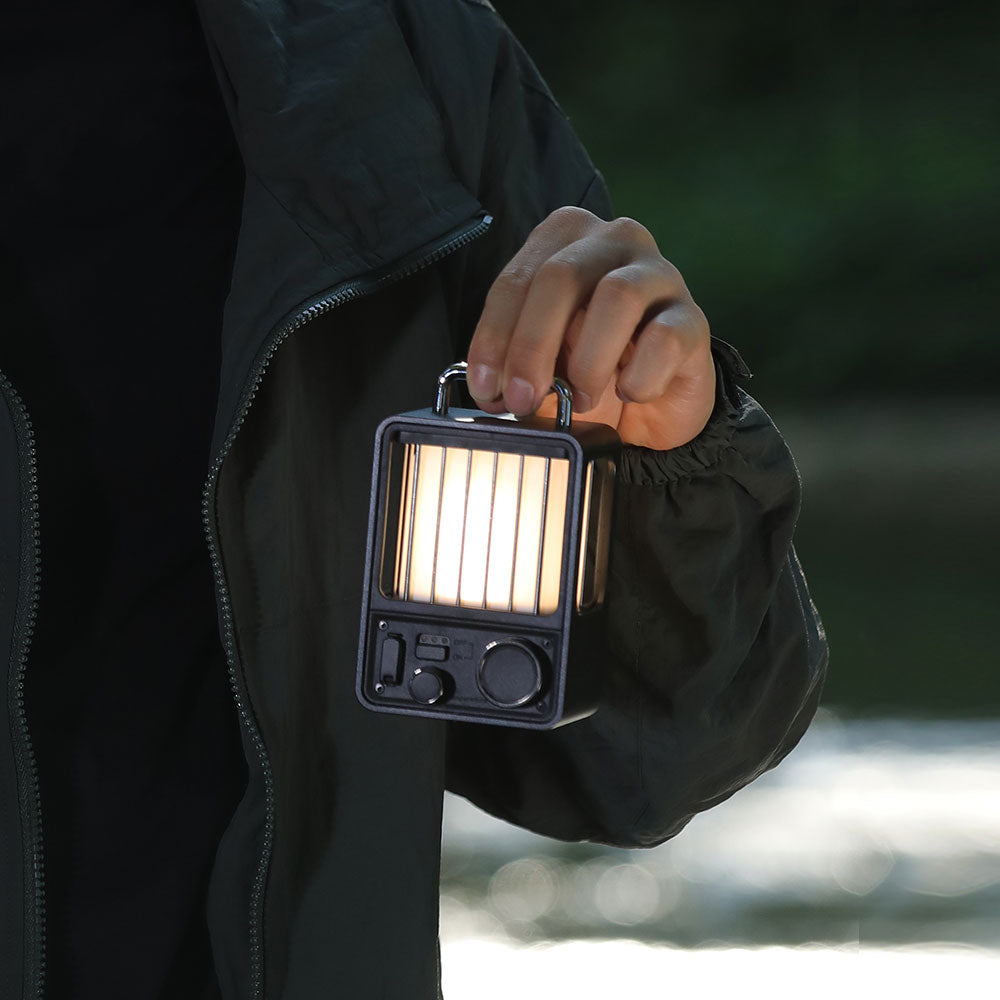 VILLA LANTERN - Lanterne de camp rechargeable à LED vintage