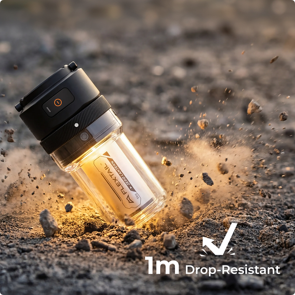 ZERO LANTERN - 56g UItralight 2-in-1 Camping Light / Flashlight