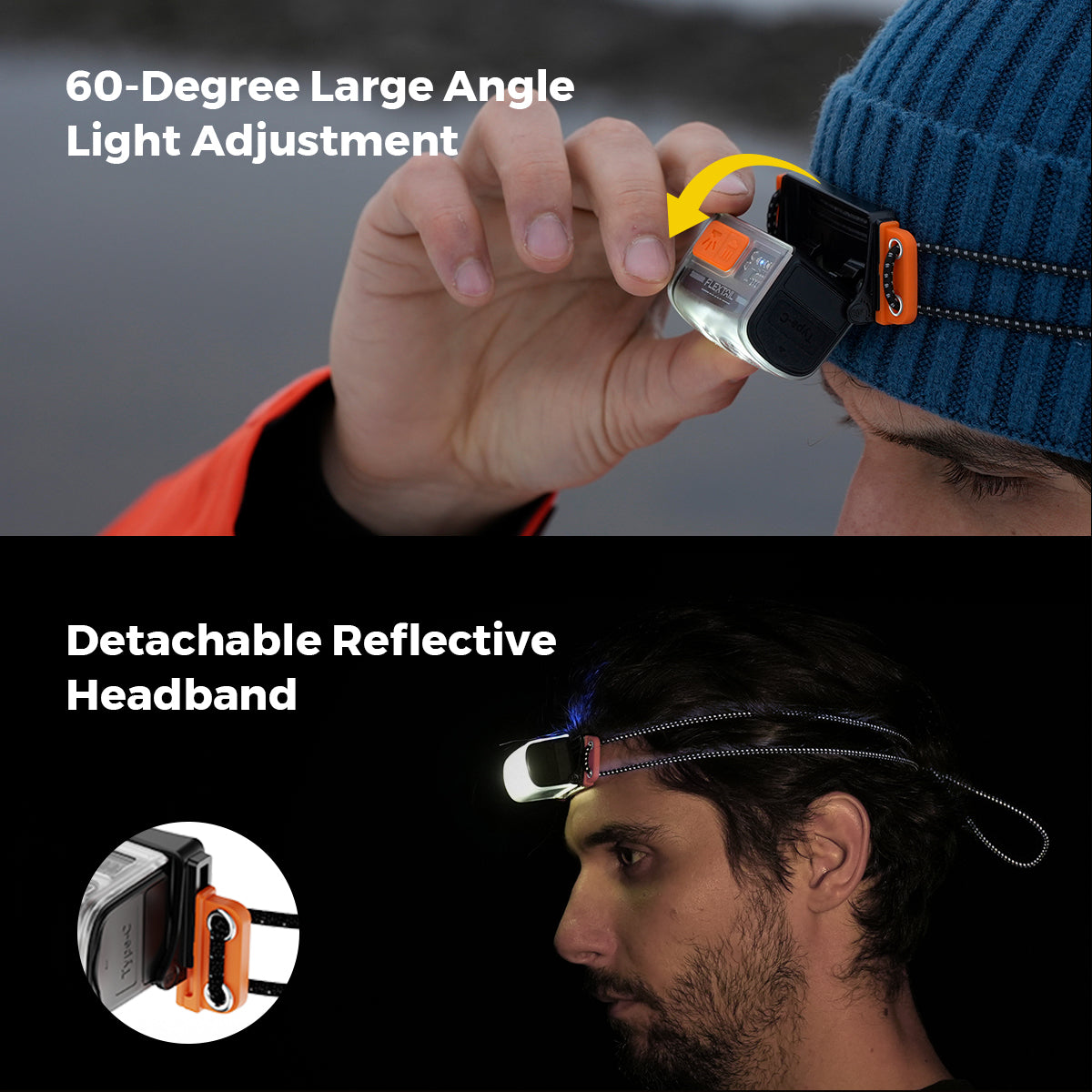 TINY HELIO 600Z - Lampada frontale leggera ad alte prestazioni