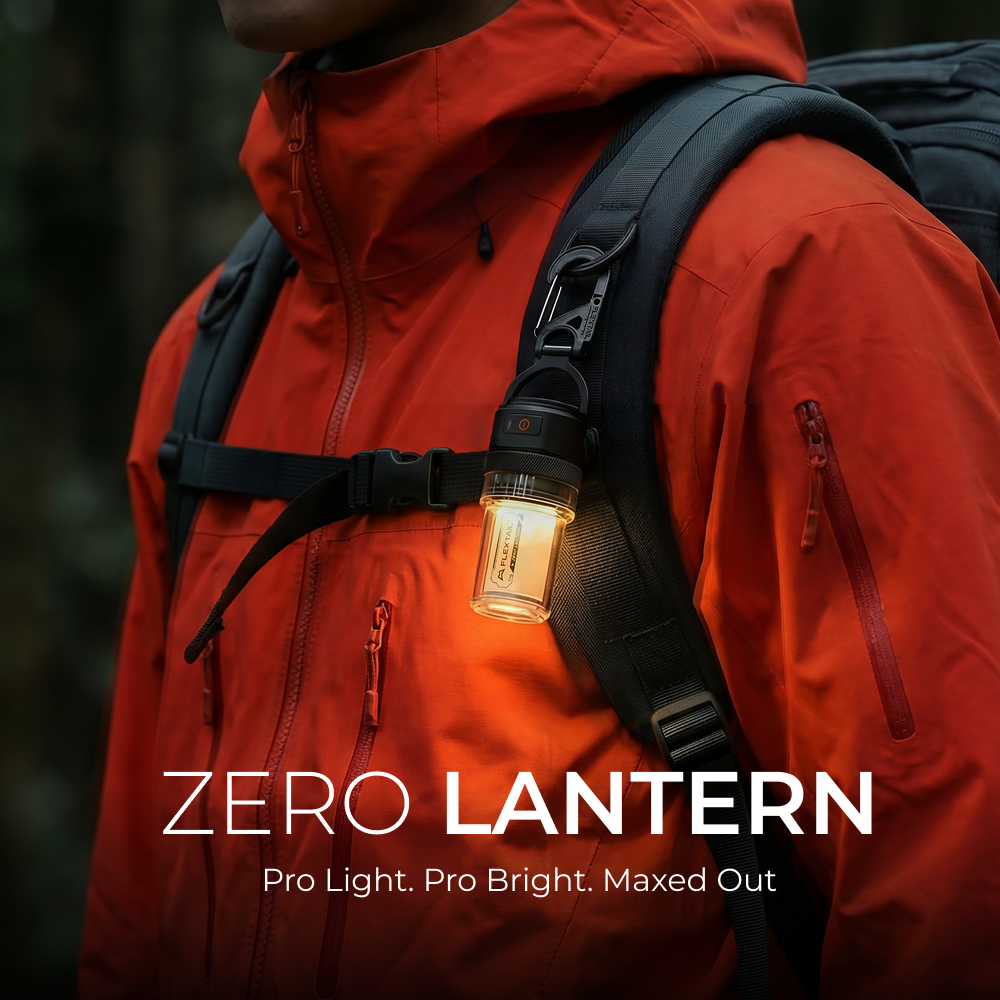 ZERO LANTERN - 56g UItralight 2-in-1 Camping Light / Flashlight
