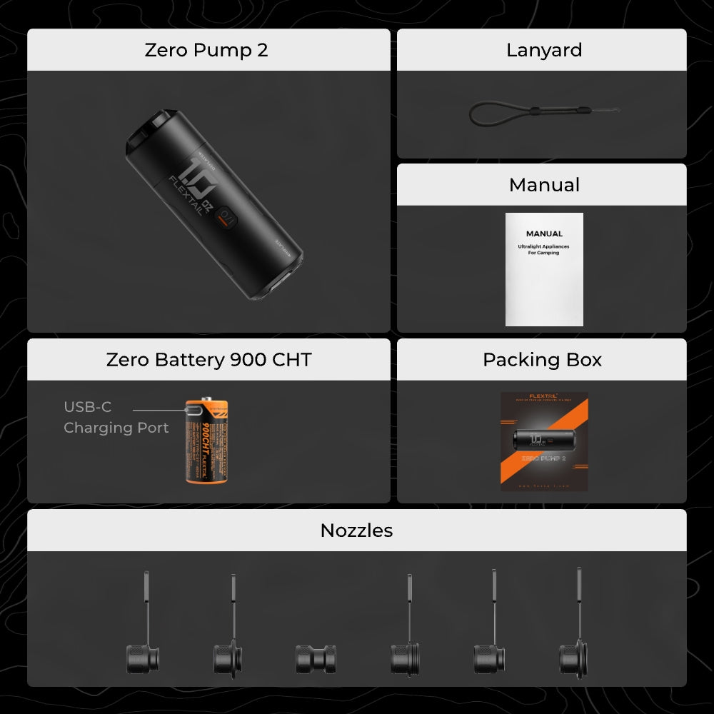 ZERO PUMP 2: Lightweight Champion Pump Upgrade for Sleeping Pads(3.5KPA, 29g）