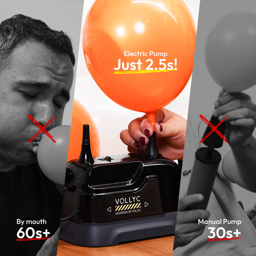 FLEXTAIL × VOLLYC EVO BALLOON PUMP - Electric Balloon Pump with Dual Nozzle & Tie Tool
