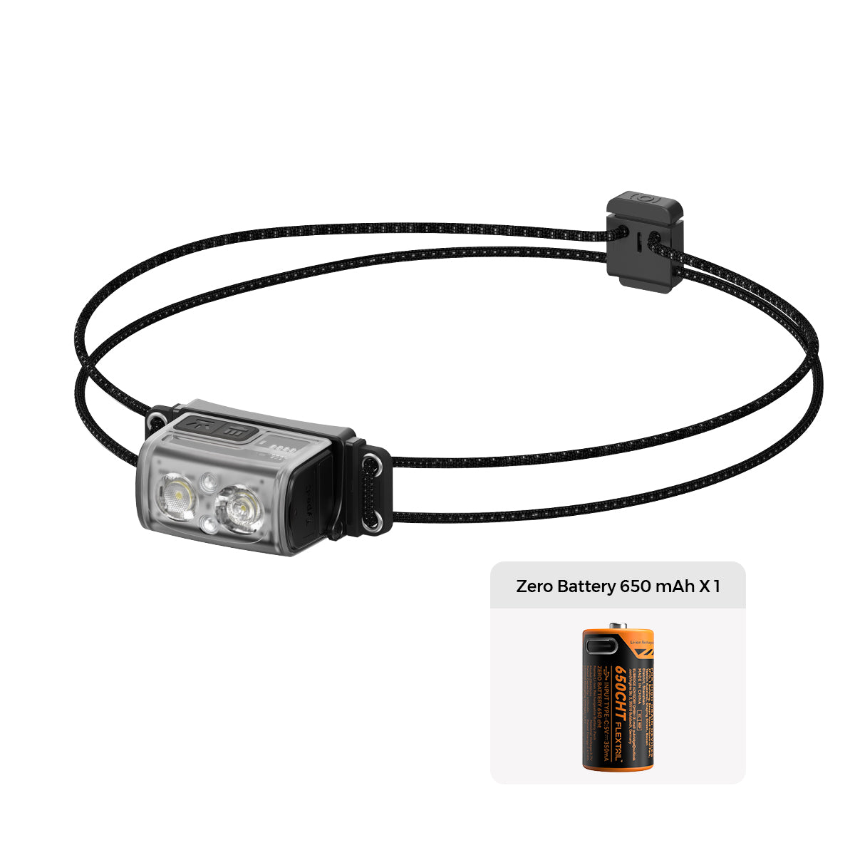 TINY HELIO 600Z - Lampada frontale leggera ad alte prestazioni