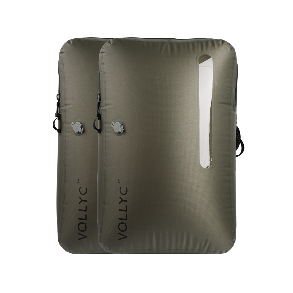 FLEXTAIL X VOLLYC EZY SET BUNDLE - 3 Size Waterproof Travel Vacuum Pack For Luggage Space Saving