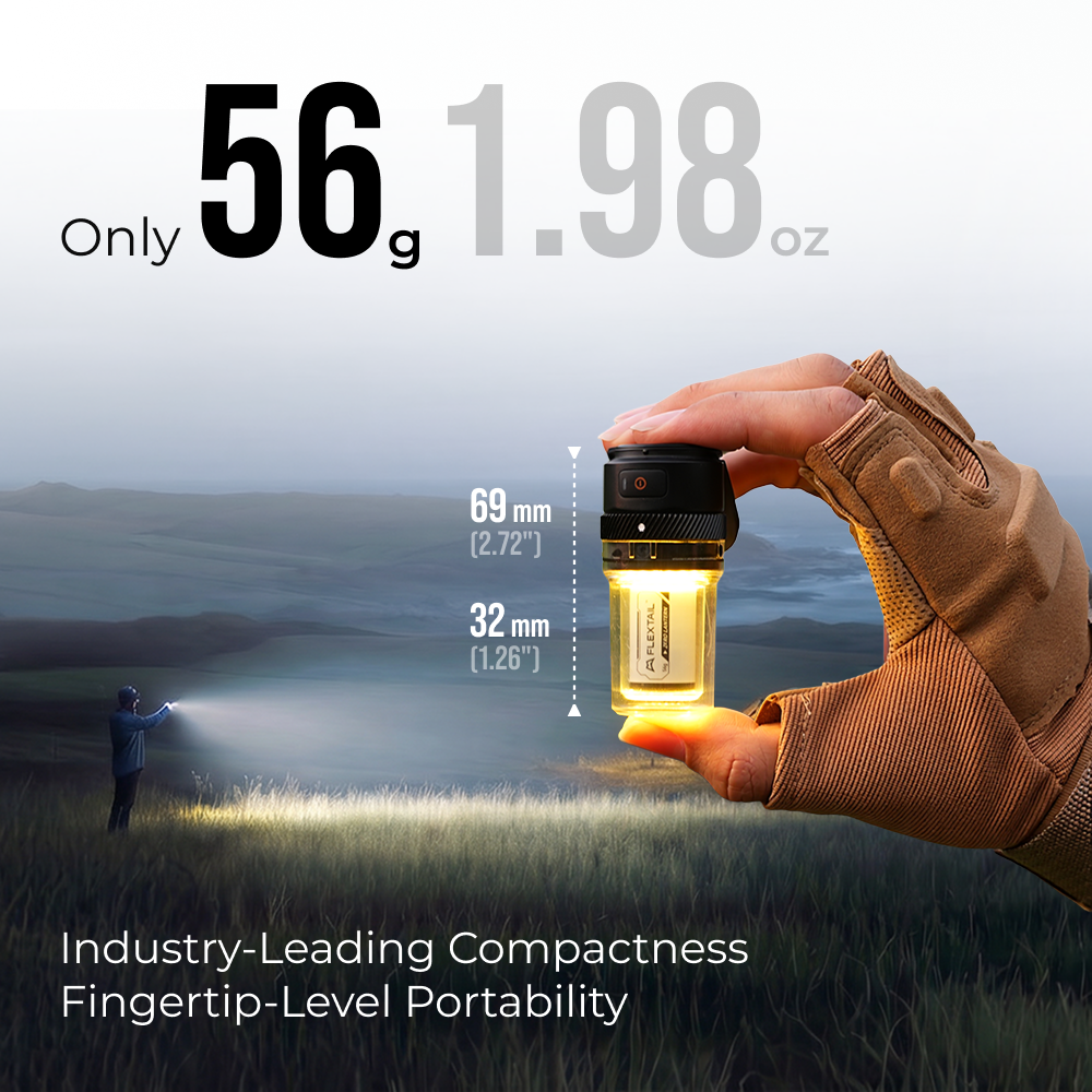 ZERO LANTERN - 56g UItralight 2-in-1 Camping Light / Flashlight