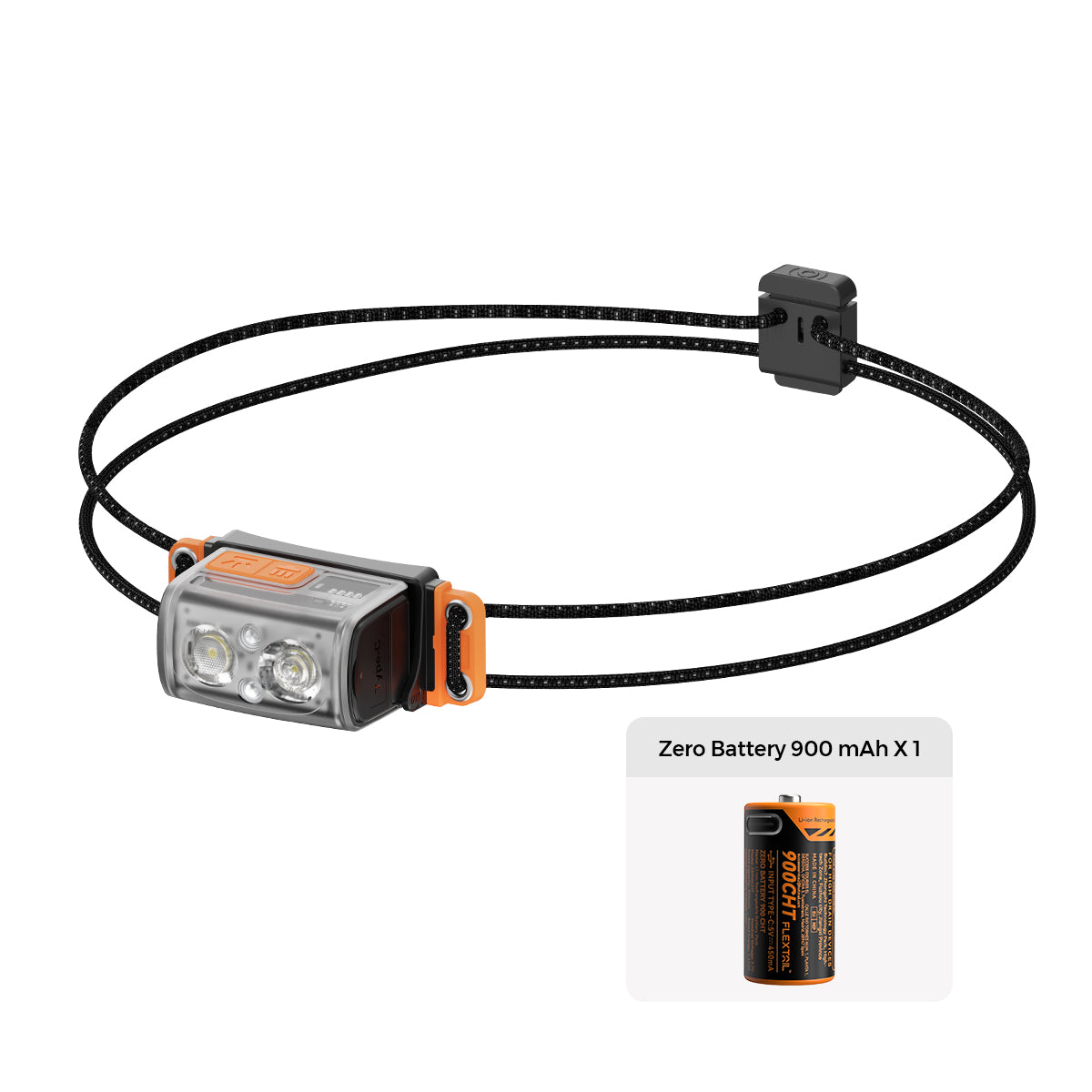 TINY HELIO 600Z - Lampada frontale leggera ad alte prestazioni