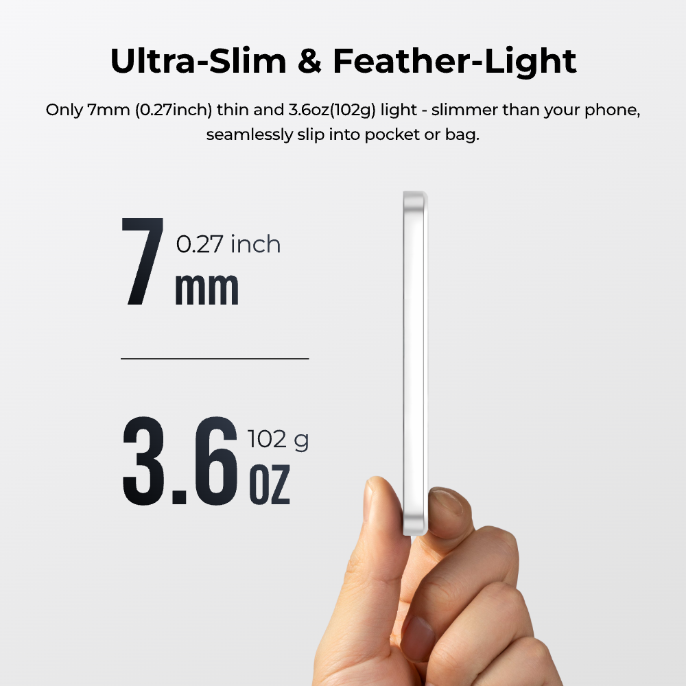 ZERO POWER METAL 5000M - World's Slimmest Power Bank