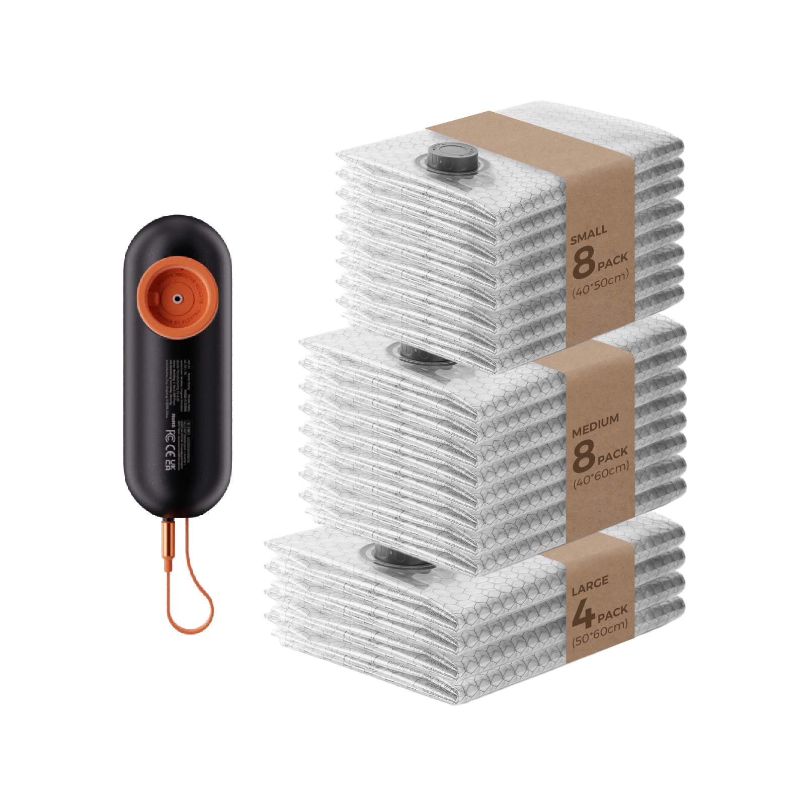 NANO BAG SET AT -55KPA VACUUM POWER The New Standard of Compression