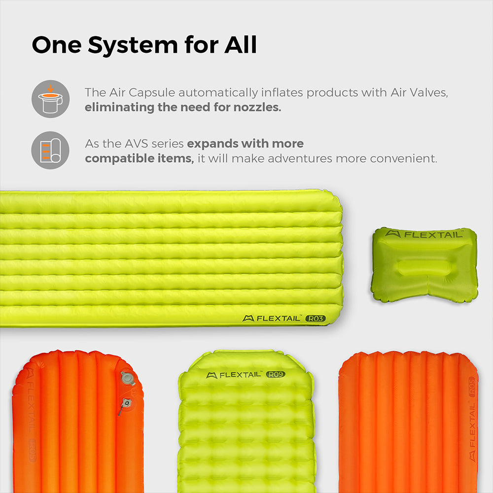 TINY SLEEPING PAD R03 AVS - 3.5 R-Value 3 Season Sleeping Pad with Pump