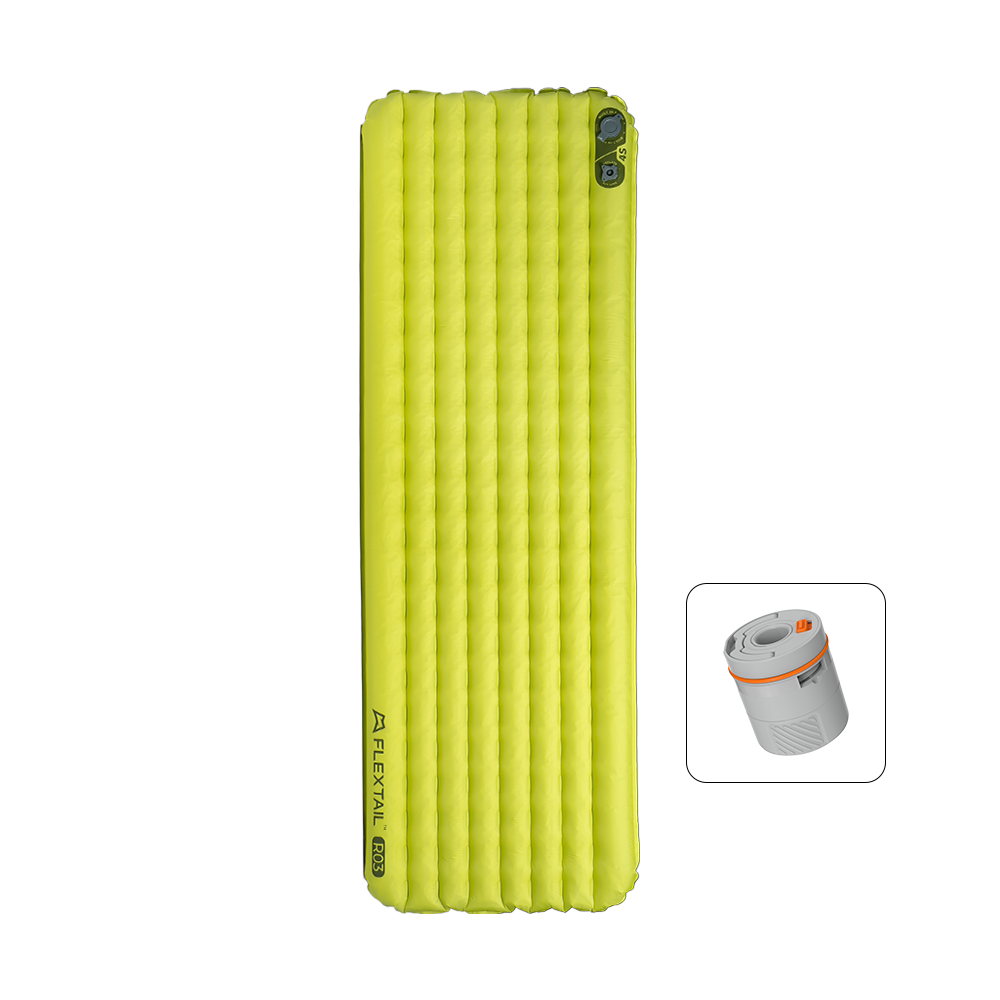 TINY SLEEPING PAD R03 AVS - 3.5 R-Value 3 Season Sleeping Pad with Pump