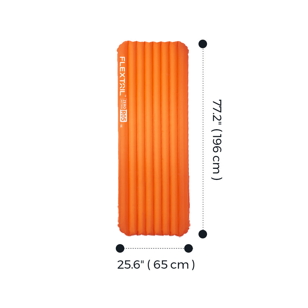 ZERO MATTRESS R05 - 5.6 R-value Ultralight Air Sleeping Pad